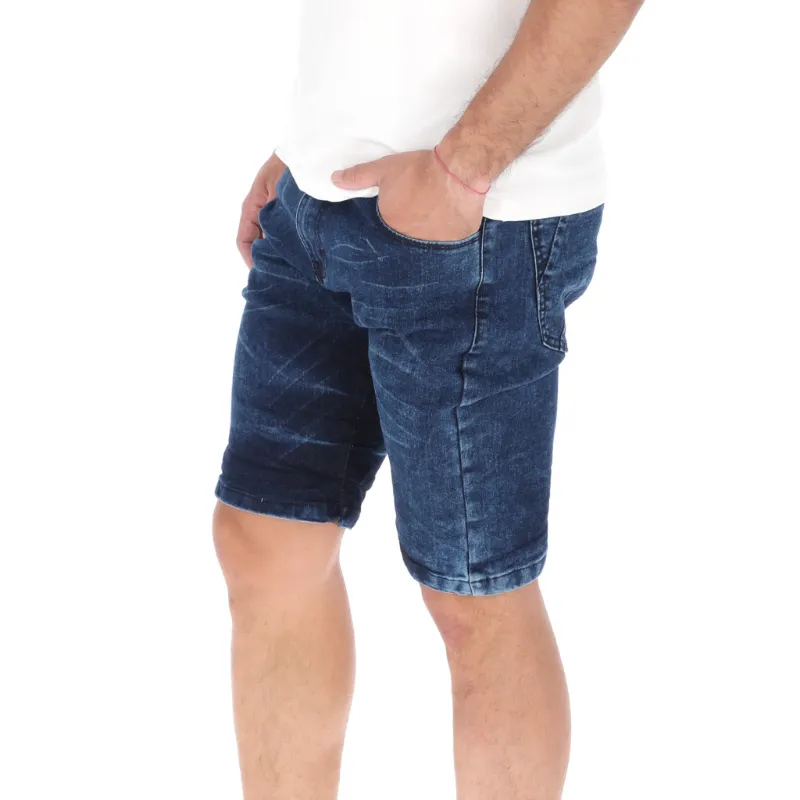 shorts de mezclilla para hombre estilo casual