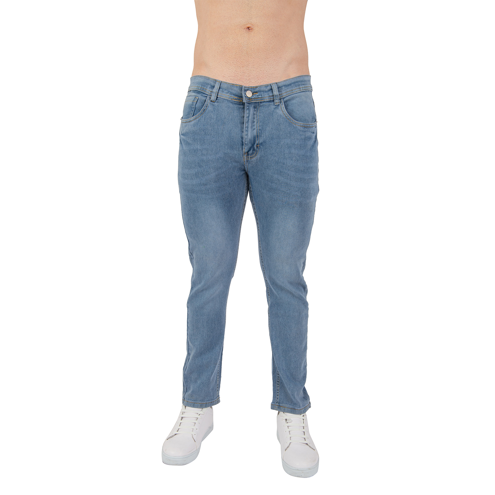 Pantalones de mezclilla hombres estilo casual