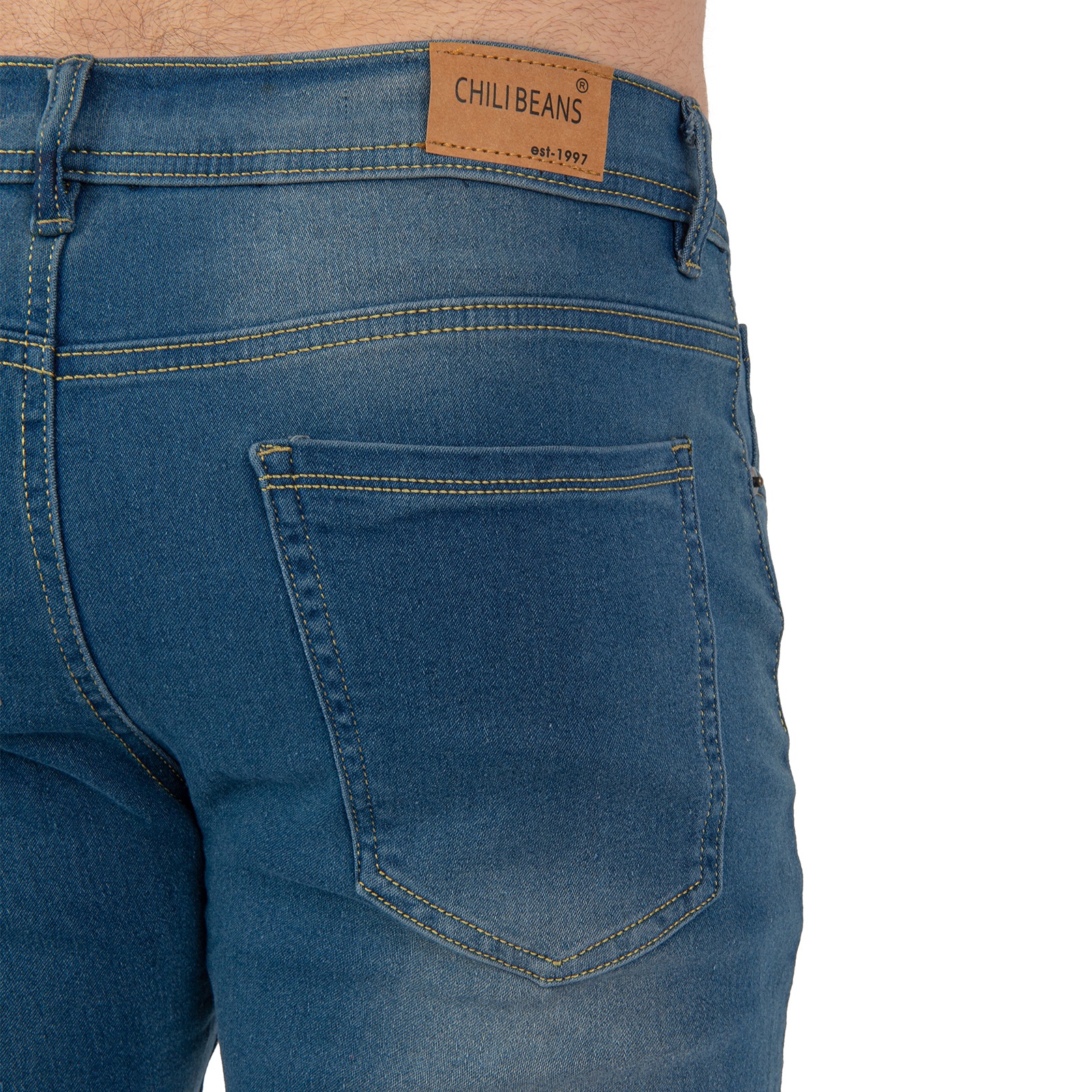 Pantalón de mezclilla azul Chili Beans estilo casual para hombre