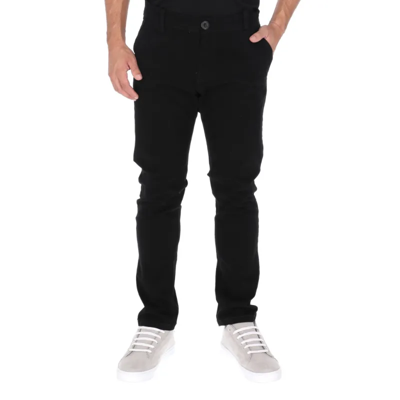 pantalones negros para hombre estilo casual