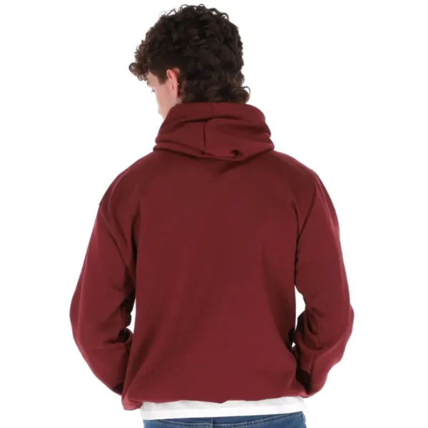 sudadera de hombre color tinto espaldas