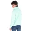 sudadera de hombre color menta espalda