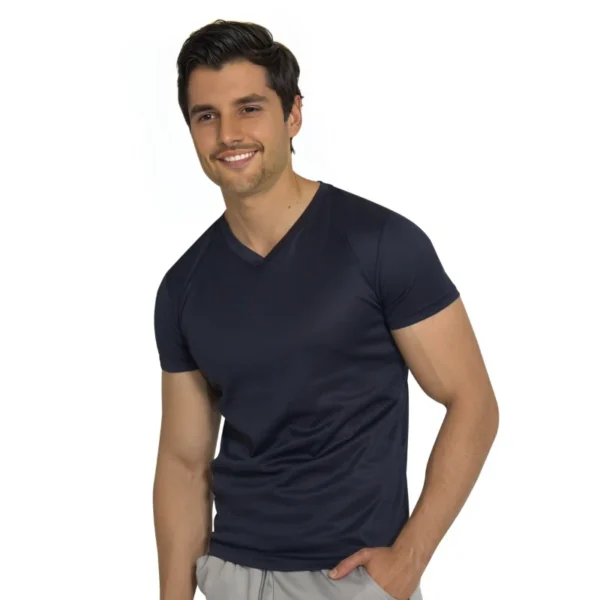 camiseta masculina azul marino compra moda casual ecommerce
