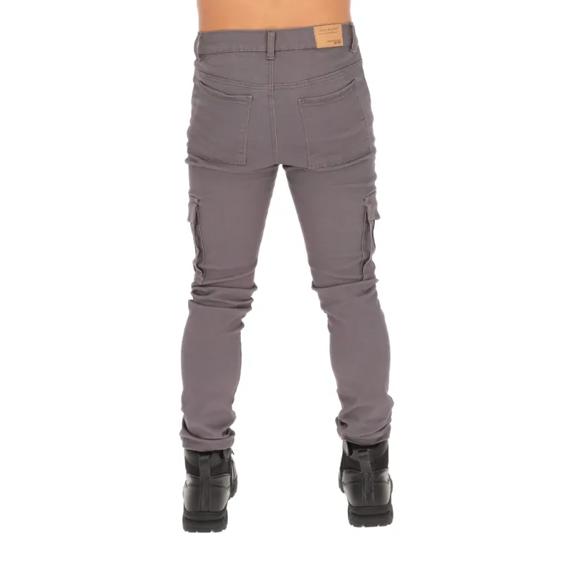 Pantalones cargo grises para hombre en ecommerce
