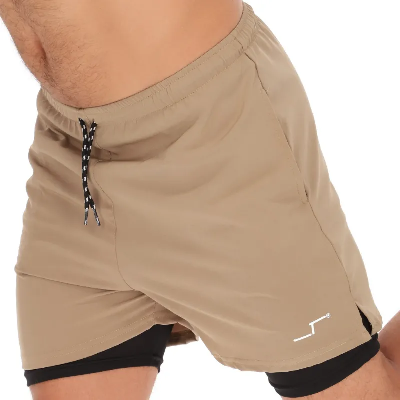 shorts de baño para hombre color beige calidad premium
