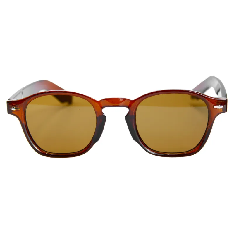 Gafas de sol marrones estilo retro para e-commerce