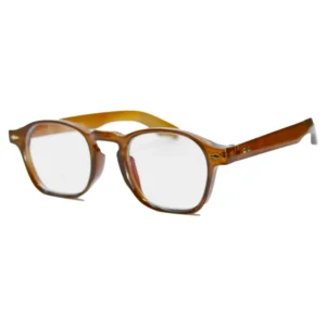 Gafas de prescripción de acetato color miel