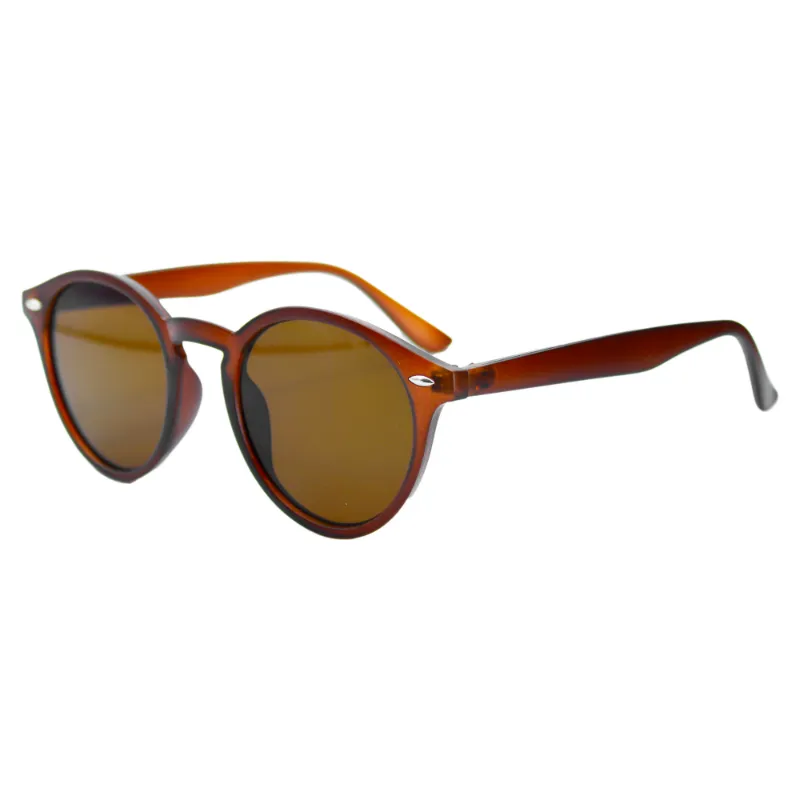 Gafas de sol estilo vintage con lentes marrones