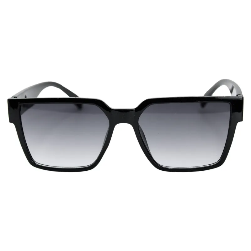 gafas de sol negras de moda, anteojos unisex, protección UV, estilo elegante, accesorios de verano