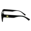Gafas de sol negras con detalle dorado elegante
