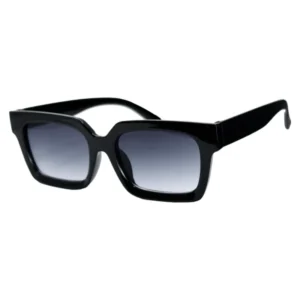 Gafas de sol negras estilo retro para mujer