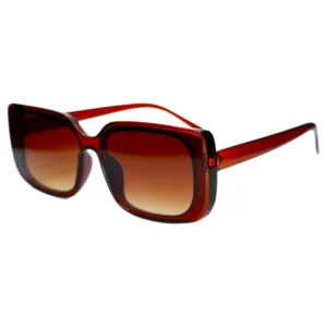 Gafas de sol cuadradas rojas para mujer