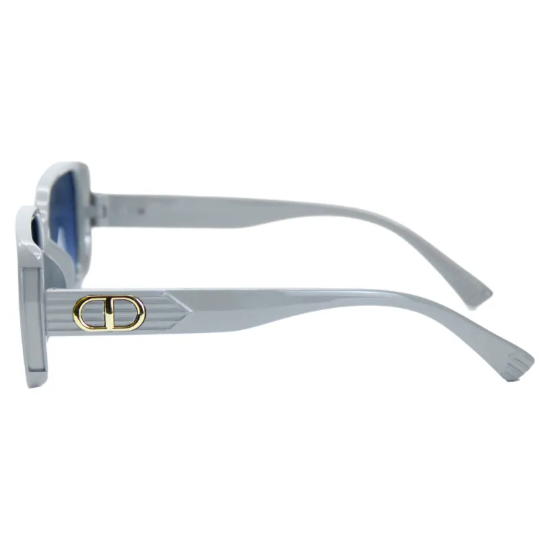 Gafas de sol modernas incoloras con diseño elegantes