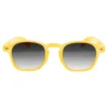gafas de sol amarillas estilo moderno protegidas UV ópticas de moda accesorios de verano