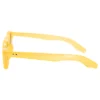 gafas de sol amarillas diseño moderno protección UV estilo único
