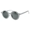 gafas de sol redondas color blanco estilo moderno