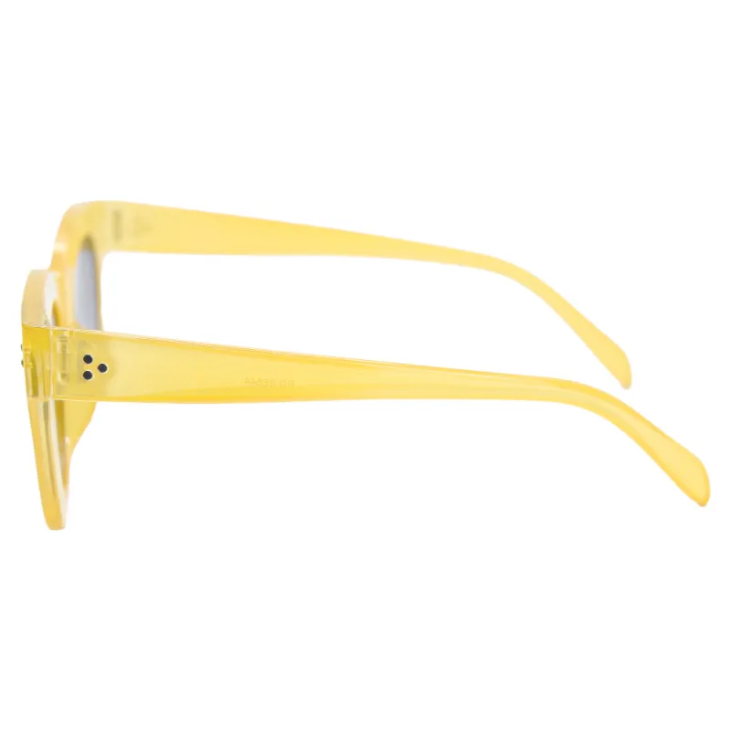 Gafas de sol amarillas para mujer estilo moderno