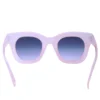 Gafas de sol rosa con lentes degradados para mujer