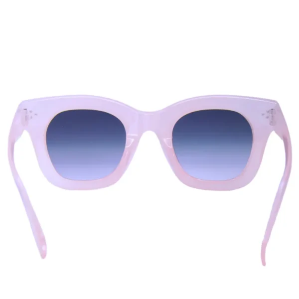 Gafas de sol rosa con lentes degradados para mujer