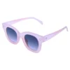 Gafas de sol rosa con degrade, estilo moderno, accesorios de moda.