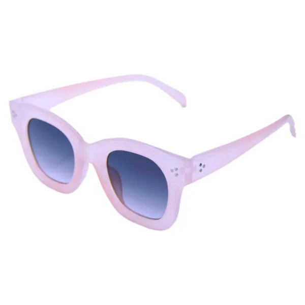 Gafas de sol rosa con degrade, estilo moderno, accesorios de moda.