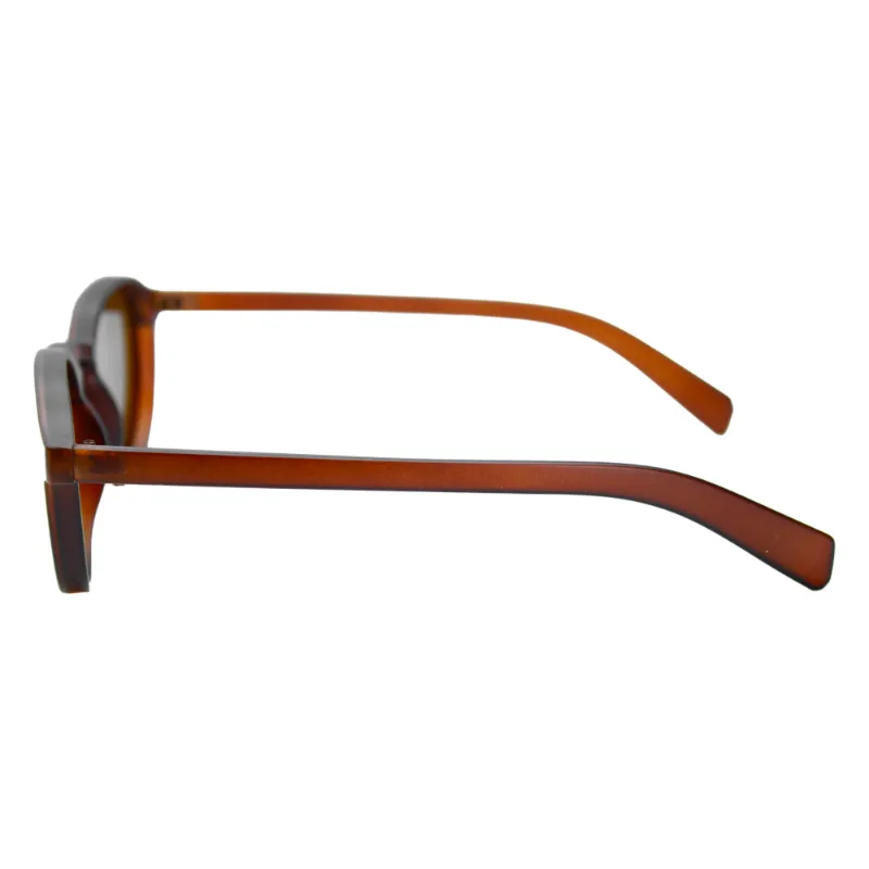 gafas de sol marrones diseño moderno efecto óptico