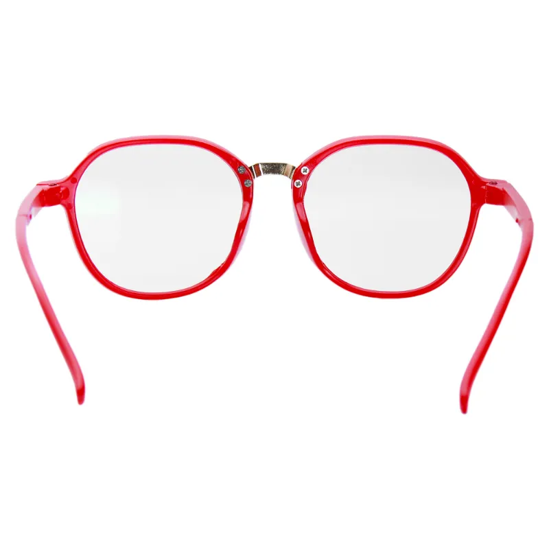 Gafas de sol rojas de moda para mujer
