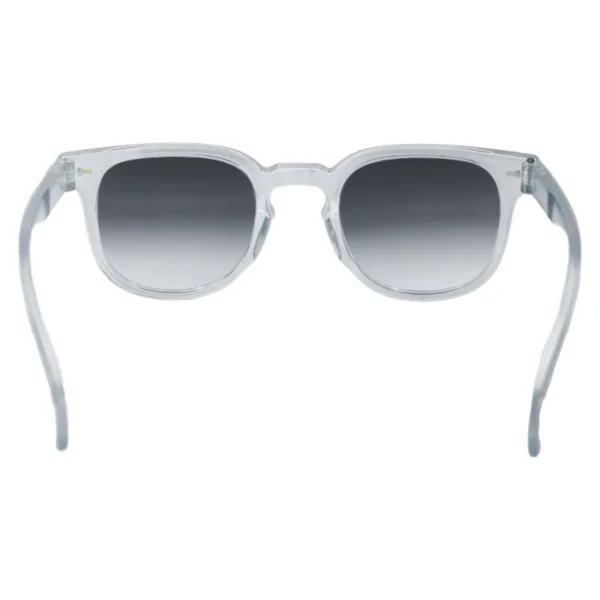 Lentes de sol transparentes con gradiente gris