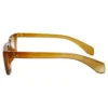 Gafas de sol transparentes color caramelo en ecommerce