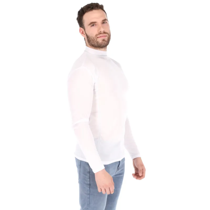 camiseta de manga larga blanca para hombre, ropa casual, estilo moderno, ropa de moda masculina, prendas versátiles, outfit urbano, comodidad y estilo.