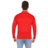 camiseta roja de manga larga para hombre vista trasera