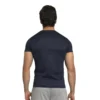 Camiseta deportiva azul para hombre espalda