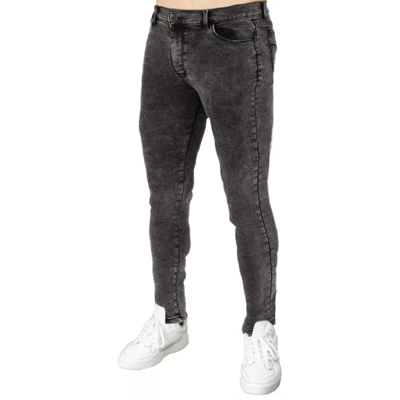 Jeans skinny grises 5