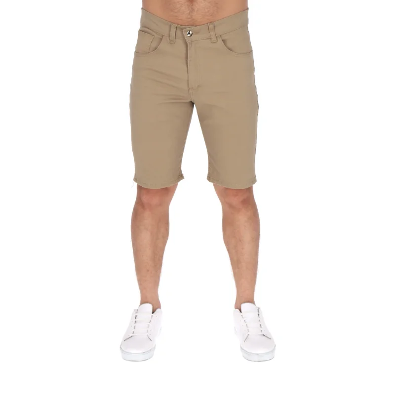 bermuda de gabardina beige portada bermuda de gabardina beige portada