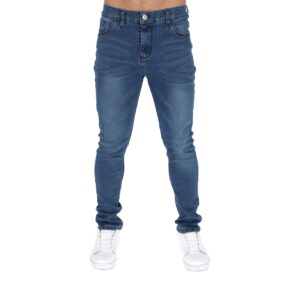 Jeans skinny para hombre teñidos DM